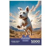 Chien de Compagnie Mignon Puzzles 1000 Pièces pour Adultes sur Le Thème De De Qualité Supérieure Jeu Éducatif Parfait pour Les Amateurs 52x38cm/1000pcs