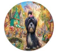 Chien de Compagnie Mignon Puzzles Art Déco 1000 Piece Nager Chihuahua Jigsaw Puzzle Jeu De Famille Idées Cadeaux pour Adultes Et Enfants À Partir De 12 Ans 1000pcs (67.5x67.5cm)