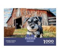 Chien de Compagnie Puzzle 1000 Pièces Volumineuses Qualité Supérieure, Unicité, Jeu De Puzzle Difficile, Adapté Aux Hommes/Femmes, Adultes Et Personnes De Plus De 14 Ans 70x50cm/1000pcs