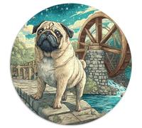 Chien de Compagnie Puzzle De 1000 Pièces pour Filles Décoration Bricolage Classiques Parfait Encastrement Qualité Supérieure' Impossible Difficile 1000pcs (67.5x67.5cm)