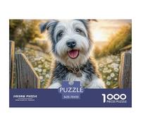 Chien de Compagnie Puzzle Défi De 1000 Pièces Qualité Supérieure, Unicité, Jeu De Puzzle Difficile, Cadeau De Noël pour Filles/garçons, Adultes Et Personnes De Plus De 14 Ans 70x50cm/1000pcs