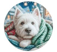 Chien de Compagnie Puzzle Rond De 1000 Pièces pour Adultes Filles Classiques Parfait Encastrement Qualité Supérieure Impossible Difficile' Entertainment Artist 1000pcs (67.5x67.5cm)