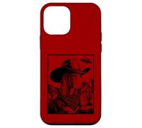 Chien de Cowboy OVNI Desert Art Western Sci-FI Hound Coque pour iPhone 12 Mini