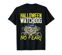 Chien de Garde d'halloween, No Fear! Policeman Spooky Halloween T-Shirt