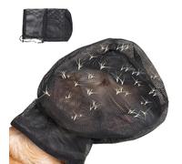 Chien de Garde sur Le Terrain - Museruola in Rete Regolabile per Cani | Maschera Protettiva Anti-Abbaio | Museruola Traspirante in Nylon per Escursioni, Campeggio & Montagna, 35-75g