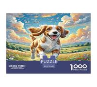 Chien de l'eau Espagnol Jigsaw Puzzle 1000 Pièce pour Les Adultes Jeu De Puzzle pour Le Tout pour Les Femmes, Cadeaux pour Les Hommes 100% Carton Recyclé Puzzle Décoratif 70x50cm/1000pcs