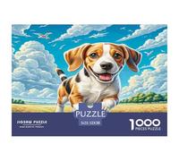 Chien de l'eau Espagnol Jigsaw Puzzle 1000 Pièces Adapter Les Adultes Ou Les Familles Ensemble Jeu De Puzzle Cadeaux pour Adultes 100% Carton Recyclé Décoration De Maison 52x38cm/1000pcs