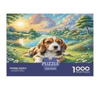 Chien de l'eau Espagnol Jigsaw Puzzle 1000 Pièces Adapter Les Adultes Ou Les Familles Ensemble Jeu De Puzzle Cadeaux pour Adultes 100% Carton Recyclé Puzzle Décoratif 70x50cm/1000pcs