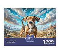 Chien de l'eau Espagnol Jigsaw Puzzle 1000 Pièces pour Les Adultes Puzzles Difficiles Cadeaux pour Adultes 100% Carton Recyclé Puzzle Décoratif 52x38cm/1000pcs