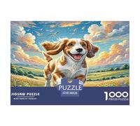 Chien de l'eau Espagnol Jigsaw Puzzles 1000 Pièces pour Les Adultes Jeu De Puzzle Cadeaux pour Adultes 100% Carton Recyclé Puzzle Décoratif 38x26cm/1000pcs