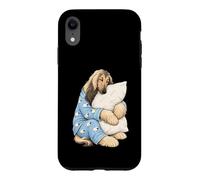 Chien de lévrier Afghan endormi dans Un Pyjama Mignon Coque pour iPhone XR