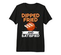 Chien de maïs Frit et satisfait T-Shirt Haut de Gamme