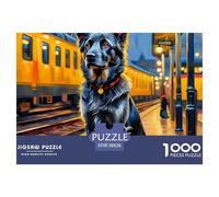 Chien de Montagne Bernois 1000 Pièces Chien Animal de Compagnie Puzzle Adulte Difficile Jeu pour Toute La Famille Divertissement Classique pour Adultes Et Enfants À Partir De 6 Ans Activité Familiale