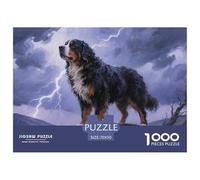 Chien de Montagne Bernois 1000 Pieces Faune Sauvage Puzzle pour Adulte Détente & Relaxation De l'art De La DécoRation Moderne Adultes Enfants 70x50cm/1000pcs