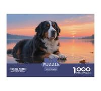 Chien de Montagne Bernois 1000 Pièces Faune Sauvage Puzzle pour Adulte Jeu D'Intelligence De l'art De La DécoRation Moderne Adultes Enfants 70x50cm/1000pcs