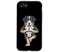 Chien de Montagne Suisse de Yoga Chiot drôle Asana Coque pour iPhone SE (2020) / 7/8