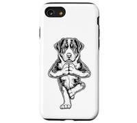 Chien de Montagne Suisse de Yoga Chiot drôle Asana Coque pour iPhone SE (2020) / 7/8