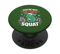 Chien de Noël en colère, Vous n'allez Pas Vous Amuser Pendant Les fêtes PopSockets PopGrip Adhésif