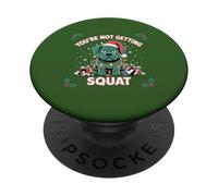 Chien de Noël en colère, Vous n'allez Pas Vous Amuser Pendant Les fêtes PopSockets PopGrip Adhésif