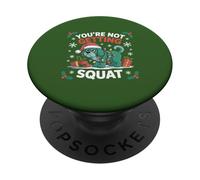 Chien de Noël en colère, Vous n'allez Pas Vous Amuser Pendant Les fêtes PopSockets PopGrip Adhésif