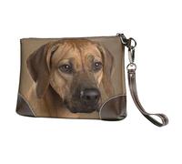 Chien de Rhodésie à crête Dorsale,Sacs à Main en Cuir PU pour Femmes, Pochette à Fermeture éclair, Portefeuille, Sac à Main avec dragonne