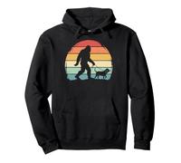 Chien De Saint-Hubert Bigfoot Rétro Sweat à Capuche