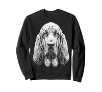 Chien De Saint-Hubert Illustration Côtier Été Sweatshirt