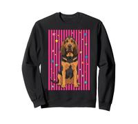 Chien De Saint-Hubert Illustration Côtier Été Sweatshirt