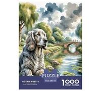 Chien de Saint-Hubert Puzzles 1000 Pièces pour Adultes sur Le Thème De Qualité Supérieure Défi Jouets Loisir Détente Collection 52x38cm/1000pcs
