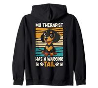 Chien de service thérapeutique teckel Sweat à Capuche