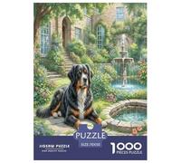 Chien de Terre-Neuve Puzzle 1000 Pièces Educa Jouet en Bois Jeu D'Intelligence Décoration Intérieure Jeu Éduchatif Challenge Toy Adultes Et Enfants À Partir De 14 Ans 70x50cm/1000pcs