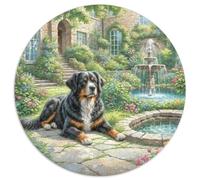 Chien de Terre-Neuve Puzzle 1000 Pièces pour Adultes Et Enfants Thème Animal Puzzle De Qualité Supérieure Jouets De Jeu Stimulants Détente & Relaxation 1000pcs (67.5x67.5cm)