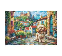 Chien de Ville de Printemps Puzzle 1000 Pièces pour Adultes Educa Vision Moderne Carton Épais Décoration Salon Activité Créative Cadeau Unique 1000 PCS