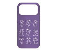 Chien de Yoga Amusant Pose Zen Chiot Mindfulness Yoga Coque pour iPhone 17 Pro Max