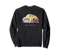 Chien de Yoga caucasien Jour 3 Tentative Sweatshirt