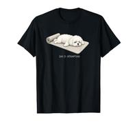 Chien de Yoga Maltais Jour 3 Tentative T-Shirt Graphique avec Valeur