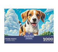 Chien d'eau Espagnol 1000 Pièces Puzzle pour Adultes Enfants D'étude Confortables Jeu D'Intelligence De l'art La Décoration Moderne 38x26cm/1000pcs