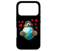 Chien d'eau Espagnol Jour de la Terre Hug Love Owner Hugging Planet Coque pour iPhone 17 Pro