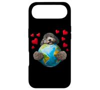 Chien d'eau Espagnol Jour de la Terre Hug Love Owner Hugging Planet Coque pour iPhone Air