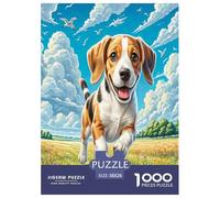 Chien d'eau Espagnol Puzzle 1000 Pièces Educa Jouet en Bois Jeu D'Intelligence Décoration Intérieure Jeu Éducatif Challenge Toy Adultes & Enfants des 14 Ans 38x26cm/1000pcs