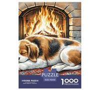Chien d'eau Espagnol Puzzle 1000 Pièces Jeux Éducatif Défi Jouets Cadeaux Chien de Compagnie Illustration Colorée pour Adultes Et Enfants À Partir De 14 Ans70x50cm/1000pcs