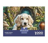Chien d'eau Espagnol Puzzle De 1000 Pièces pour Adultes DIY Divertissement Puzzles Classiques Chien de Compagnie Puzzle Difficile Impossible pour Adultes Enfants Dès 14 Ans70x50cm/1000pcs