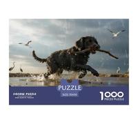 Chien d'eau espagnol1000 Pièces PuzzleChien Contes Magiques, Adultes/Enfants, Illustration Originale, Activités Familiales 70x50cm/1000pcs