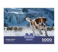 Chien d'eau espagnol1000 Pièces PuzzleChien Contes Magiques, Adultes/Enfants, Puzzle Qualité Supérieure, Fantaisie, Détente 70x50cm/1000pcs
