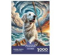 Chien d'eau Portugais 1000 Pièces Puzzles pour Adultes sur Le Thème De Premium Quality Difficile Et Stimulant Parfait pour Les Amateurs Art Classique 38x26cm/1000pcs