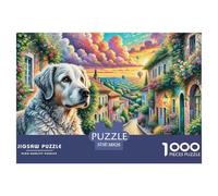 Chien d'eau Portugais 1000 Pièces Puzzles Qualité Premium Impossible Défi Éducatif Idée Cadeau Enfants À Partir De 14 Ans 38x26cm/1000pcs