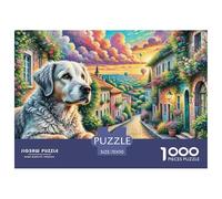 Chien d'eau Portugais Puzzle 1000 Pièces pour Adultes De Détente & Relaxation Jeu D'Intelligence De l'art La Décoration Moderne 70x50cm/1000pcs