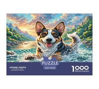 Chien d'eau Portugais Puzzle De 1000 Pièces pour Adultes Et Enfants À Partir De 12 Ans Jeux De Défi Jouets Éduchatifs De Qualité Supérieure - Activité Familiale Parfaite 70x50cm/1000pcs