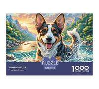 Chien d'eau Portugais Puzzle Jeux Défi De 1000 Pièces Qualité Supérieure, Créativité, Jeu De Puzzle Difficile, Adapté Aux Hommes/Femmes, Adultes Et Personnes De Plus De 14 Ans 70x50cm/1000pcs