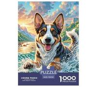 Chien d'eau Portugais Puzzles 1000 Pièces pour Adultes Et Enfants Premium Quality Difficile Et Stimulant Parfait Les Amateurs De Art Classique 70x50cm/1000pcs